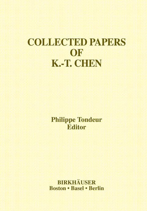 Collected Papers of K.-T. Chen - 