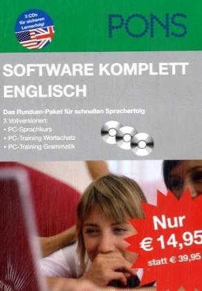PONS Komplett Software Englisch, 3 CD-ROMs