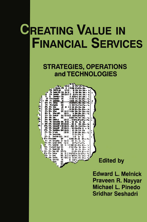 Creating Value in Financial Services - 