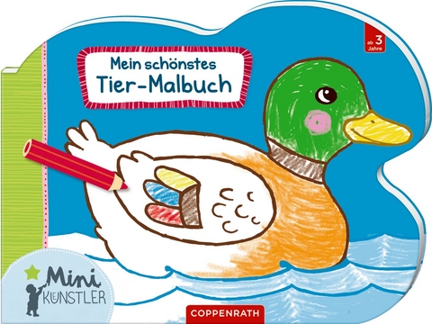 Mein schönstes Tier-Malbuch