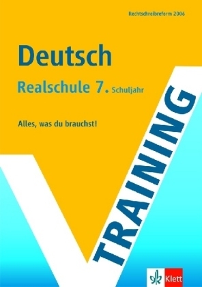 Training Deutsch 7. Schuljahr Realschule