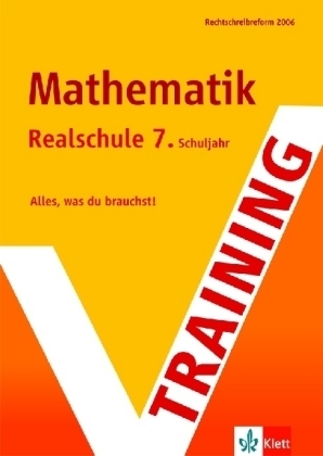 Training Mathematik 7. Schuljahr Realschule