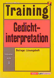 Training Deutsch Gedichtinterpretation - Hartmut Müller