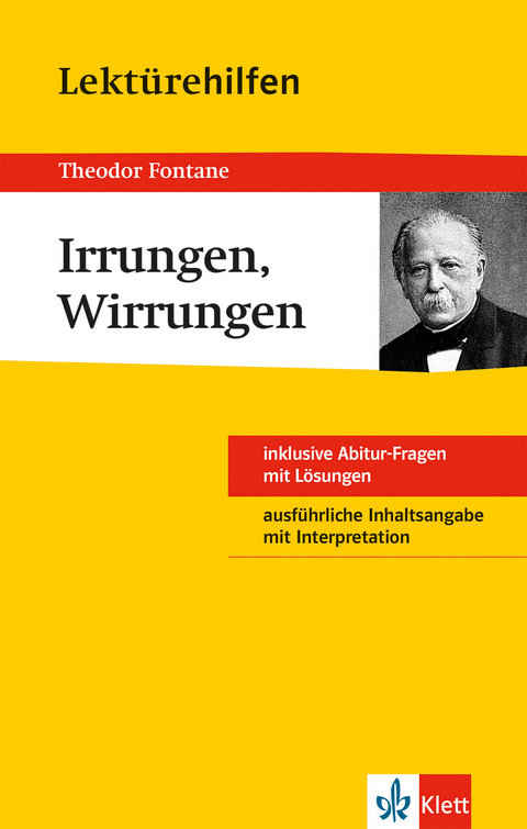 Klett Lektürehilfen Theodor Fontane, Irrungen, Wirrungen - Michael Bengel