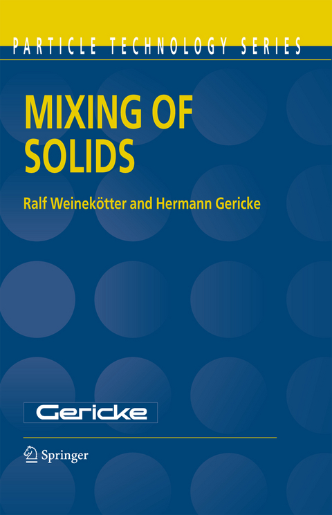 Mixing of Solids - Ralf Weinekötter, H. Gericke
