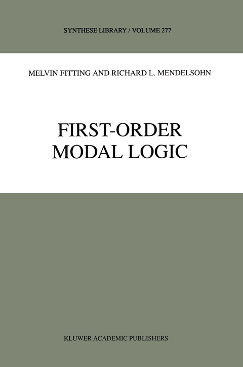 First-Order Modal Logic - M. Fitting, Richard L. Mendelsohn
