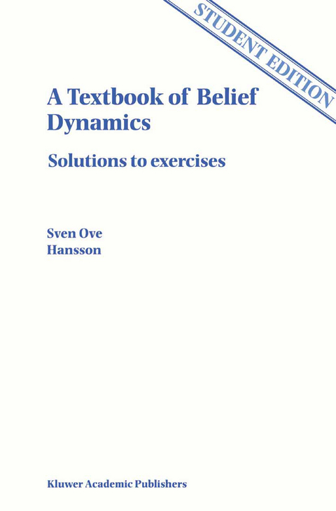 A Textbook of Belief Dynamics - Sven Ove Hansson