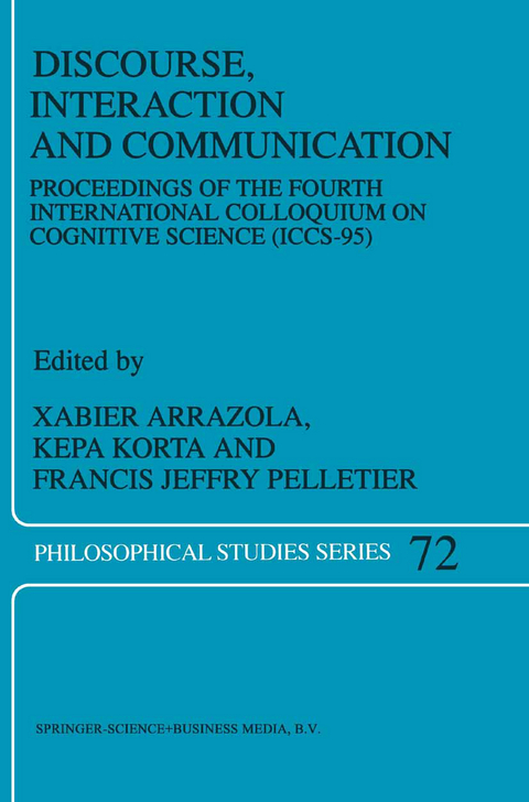 Discourse, Interaction and Communication - 