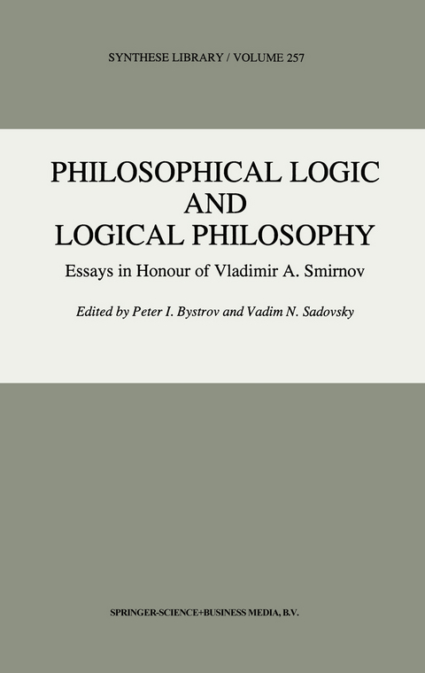 Philosophical Logic and Logical Philosophy - 