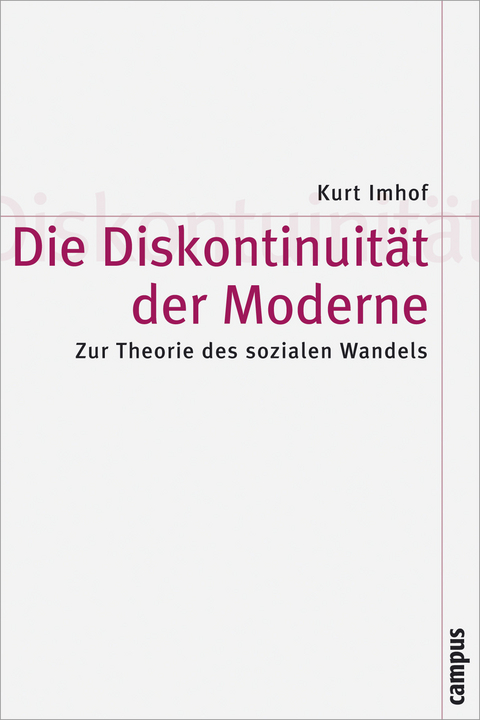 Die Diskontinuität der Moderne - Kurt Imhof