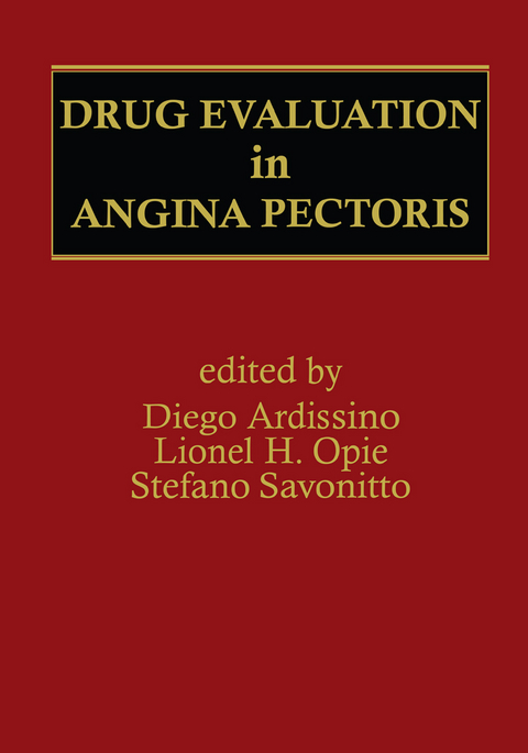 Drug Evaluation in Angina Pectoris - 