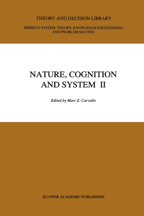 Nature, Cognition and System II - 