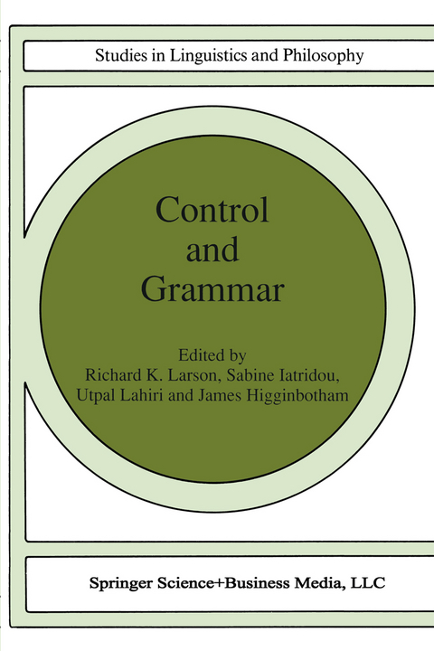 Control and Grammar - 