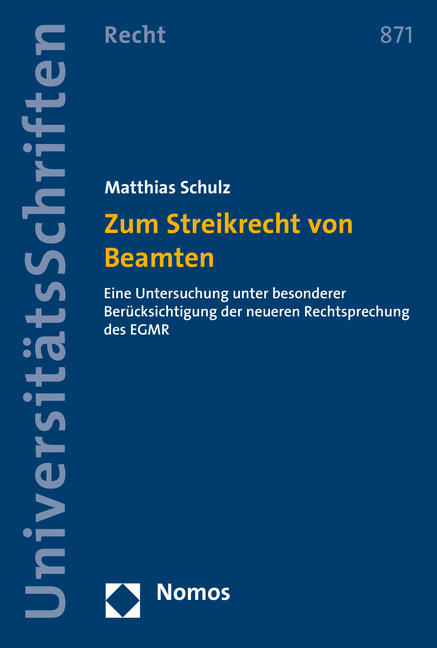 Zum Streikrecht von Beamten - Matthias Schulz