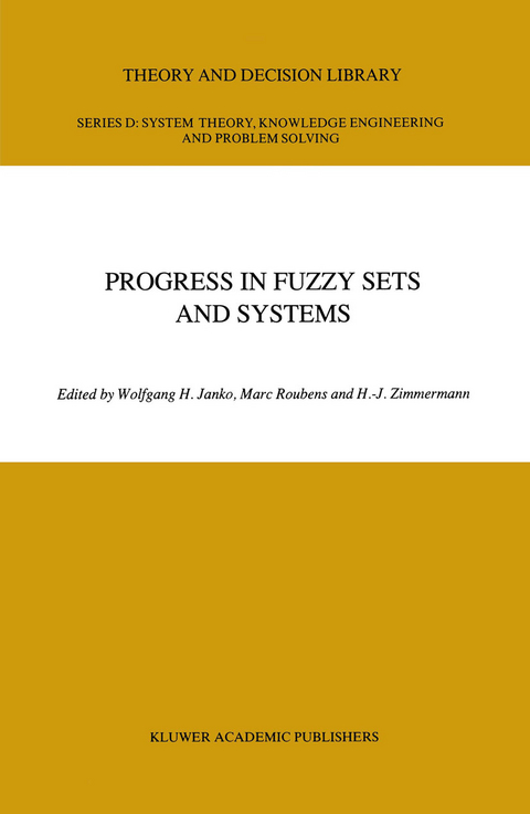Progress in Fuzzy Sets and Systems - 