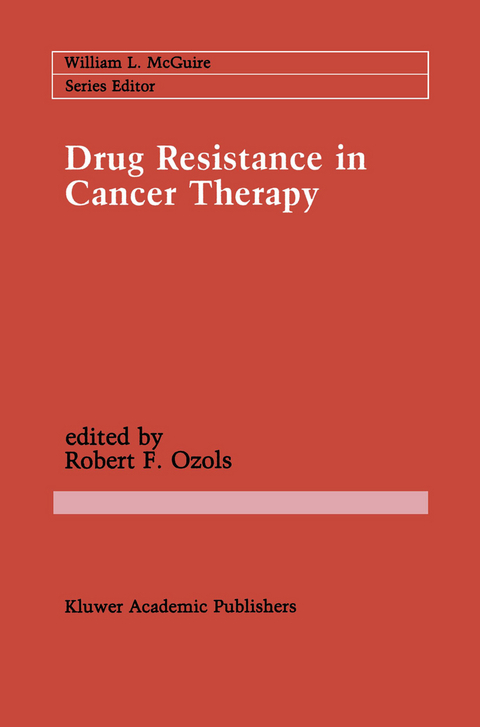 Drug Resistance in Cancer Therapy - 