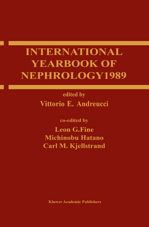 International Yearbook of Nephrology 1989 - 