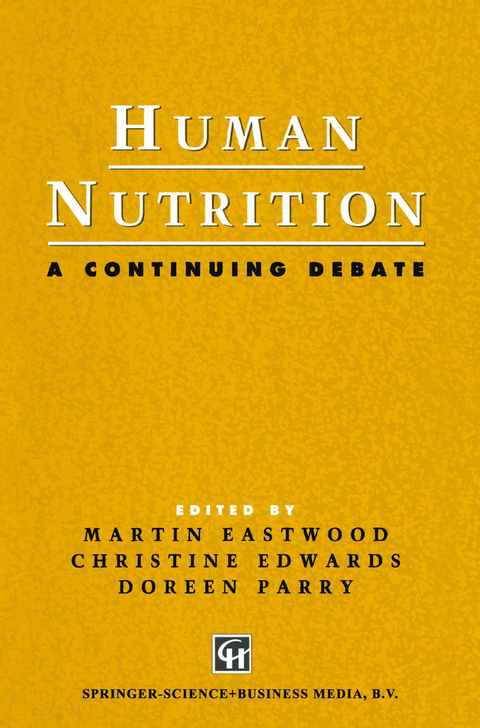 Human Nutrition - M. A. Eastwood, Christine E. Edwards, Doreen Parry, Kenneth A. Loparo