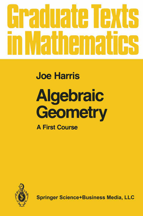 Algebraic Geometry - Joe Harris