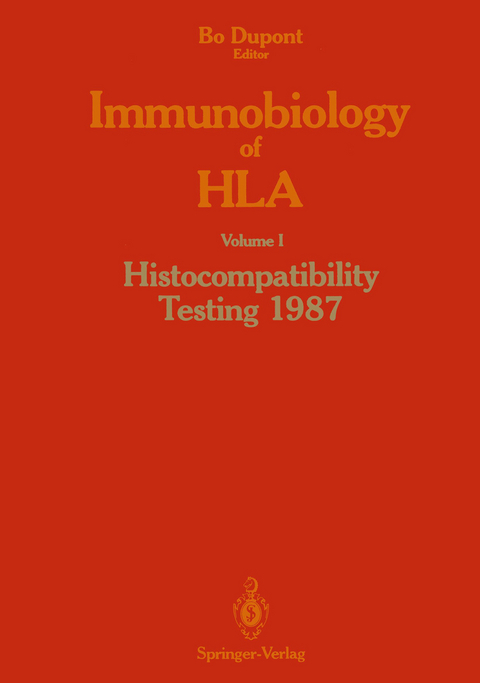 Immunobiology of HLA - 