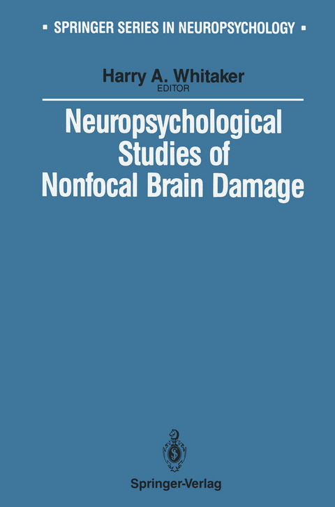 Neuropsychological Studies of Nonfocal Brain Damage - 