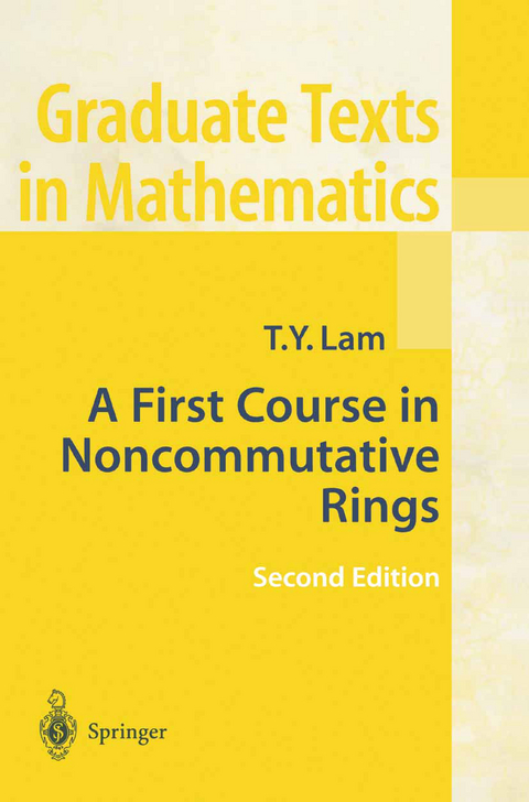 A First Course in Noncommutative Rings - Tsit-Yuen Lam