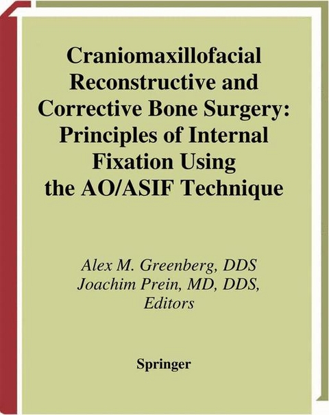 Craniomaxillofacial Reconstructive and Corrective Bone Surgery - 
