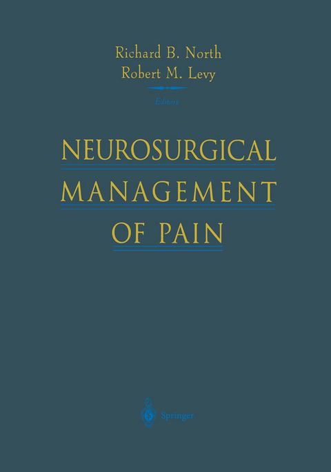 Neurosurgical Management of Pain - 