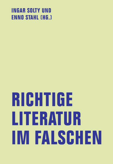 Richtige Literatur im Falschen? - 