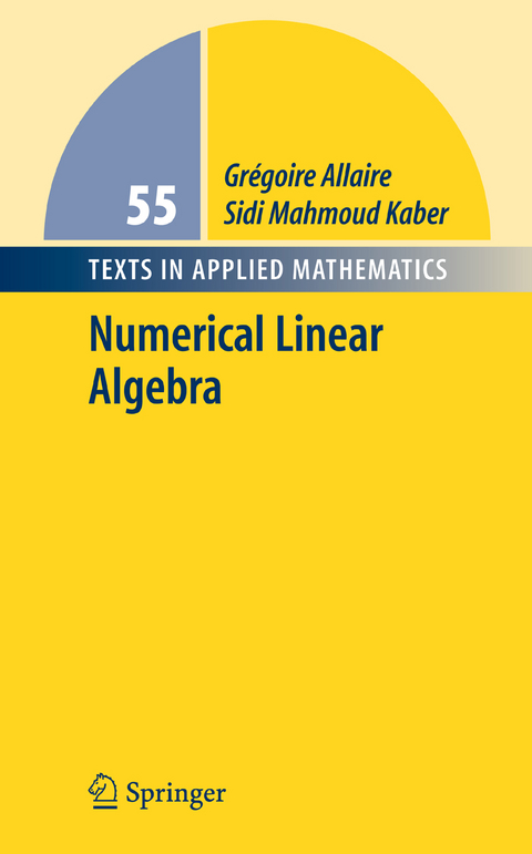 Numerical Linear Algebra - Grégoire Allaire, Sidi Mahmoud Kaber