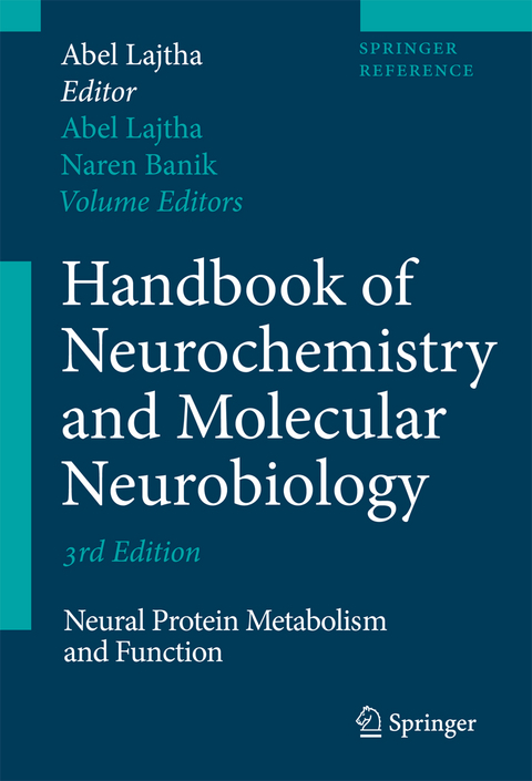 Handbook of Neurochemistry and Molecular Neurobiology - 