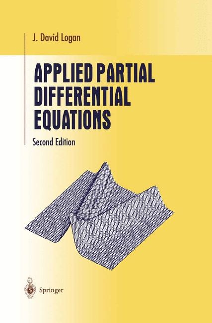 Applied Partial Differential Equations - J David Logan, David Logan