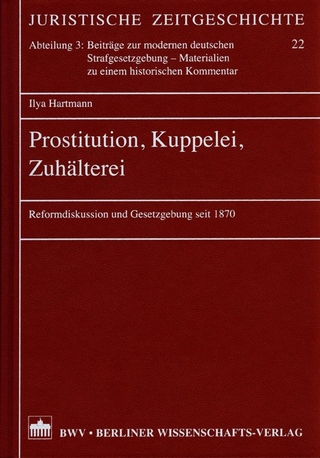 Prostitution, Kuppelei, Zuhälterei - Ilya Hartmann