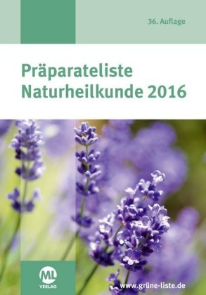 Präparateliste der Naturheilkunde 2016