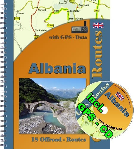 18 Offroad Routes Albania with GPS -  MDMOT