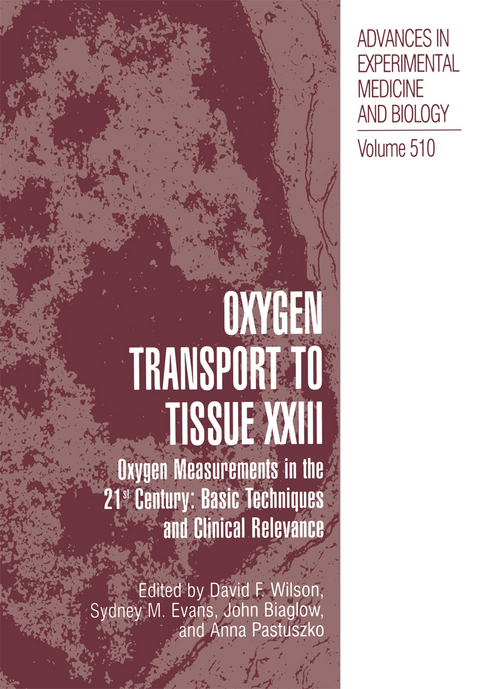 Oxygen Transport To Tissue XXIII - 