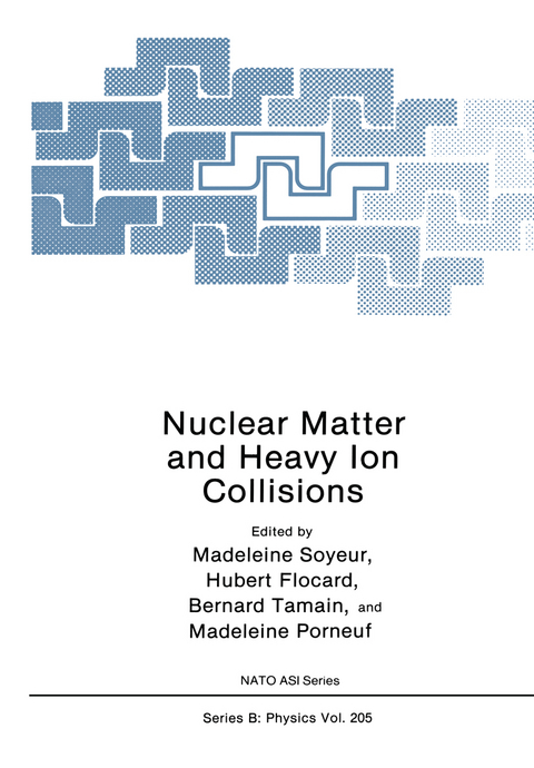 Nuclear Matter and Heavy Ion Collisions - 