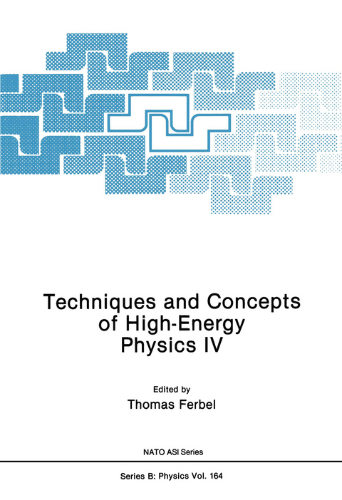 Techniques and Concepts of High-Energy Physics IV - 