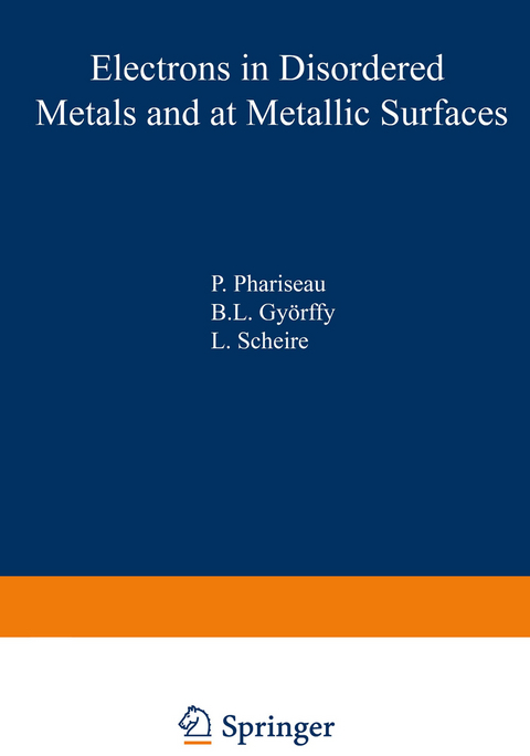 Electrons in Disordered Metals and at Metallic Surfaces - 