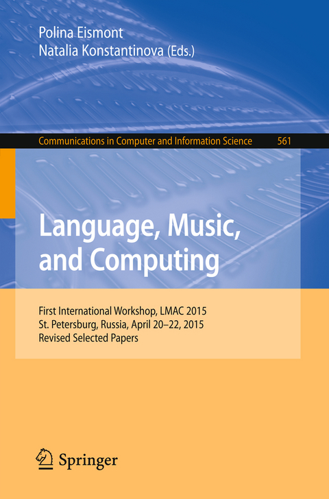Language, Music, and Computing - 