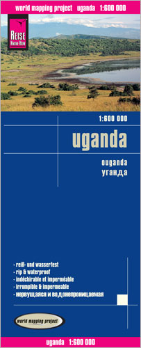 Reise Know-How Landkarte Uganda (1:600.000) - Reise Know-How Verlag Reise Know-How Verlag Peter Rump