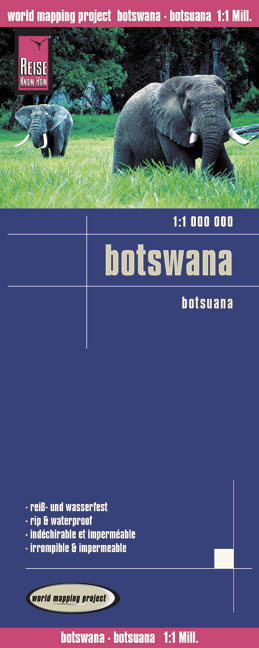 Reise Know-How Landkarte Botswana (1:1.000.000): GPS-tauglich, reiß- und wasserfest - Peter Rump Verlag