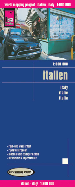 Reise Know-How Landkarte Italien (1:900.000) - Reise Know-How Verlag Reise Know-How Verlag Peter Rump