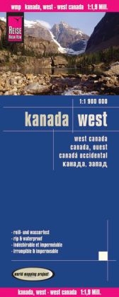Reise Know-How Landkarte Kanada West (1:1.900.000) - Peter Rump Verlag