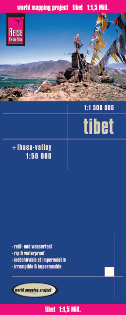 Reise Know-How Landkarte Tibet (1:1.500.000) und Lhasa-Valley (1:50.000) - Reise Know-How Verlag Reise Know-How Verlag Peter Rump