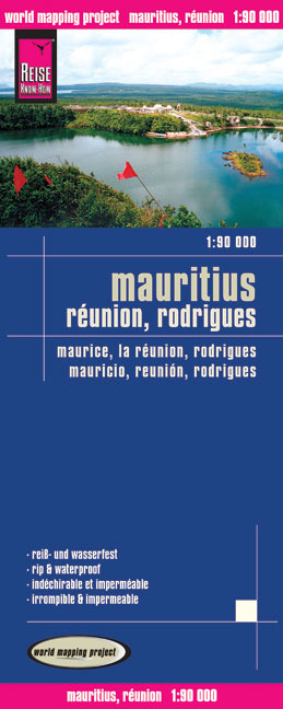 Reise Know-How Landkarte Mauritius, Réunion, Rodrigues (1:90.000) - Peter Rump Verlag