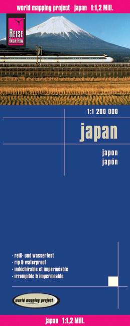 Reise Know-How Landkarte Japan (1:1.200.000) - Peter Rump Verlag