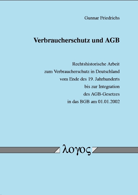 Verbraucherschutz und AGB - Gunnar Friedrichs