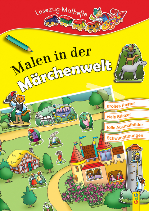 LESEZUG/ Malbuch: Malen in der Märchenwelt