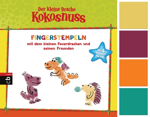 Der kleine Drache Kokosnuss - Fingerstempeln